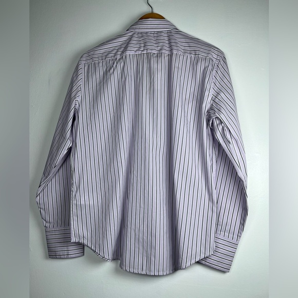 J. CREW Size 10 Lilac Garçon classic shirt in striped cotton poplin - Picture 9 of 13